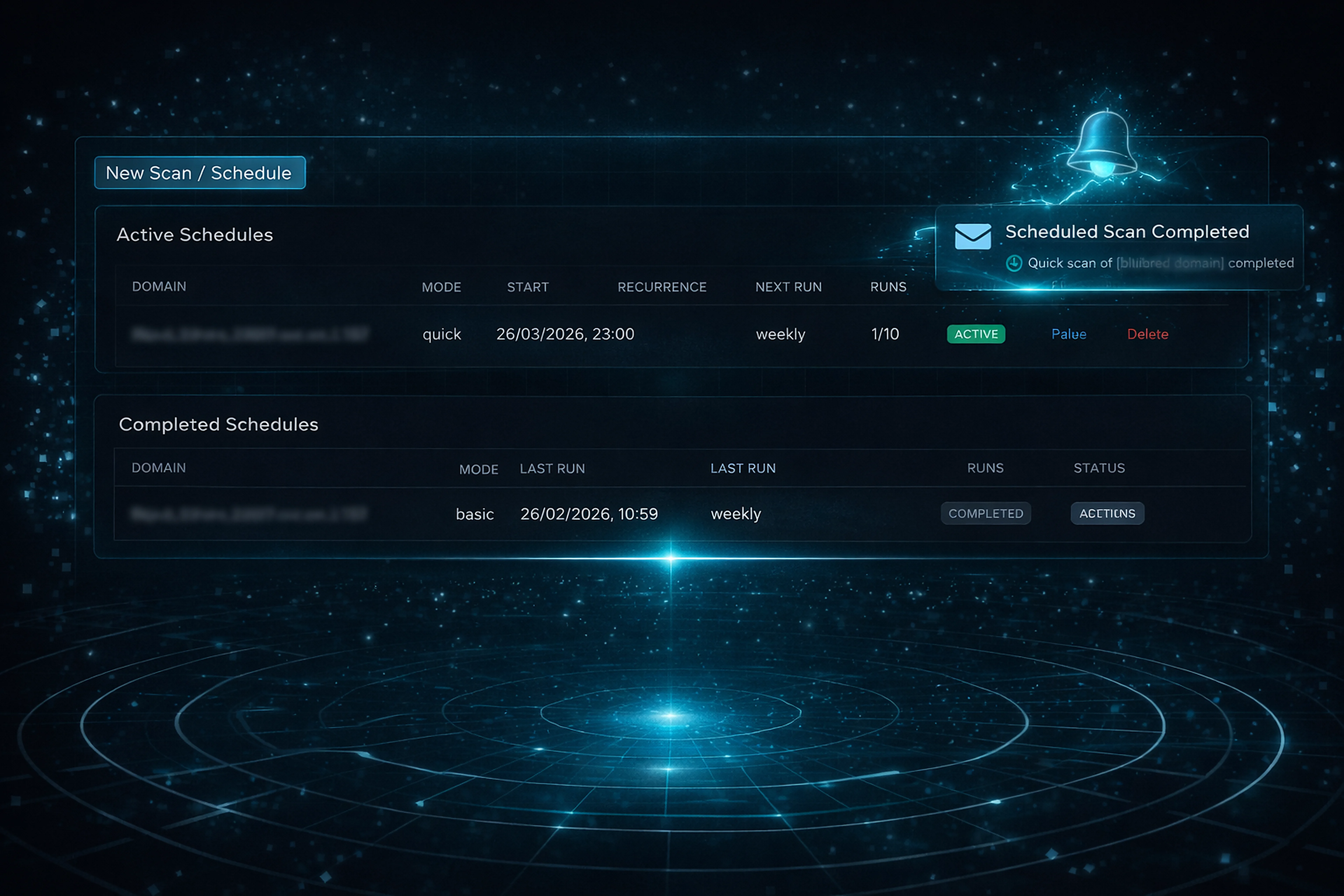 Stay ahead with scheduled scans